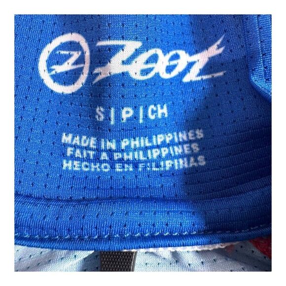 Ironman 70.3 Connecticut Zoot Cycling Jersey S Blue Triathalon Short Sleeve - Picture 3 of 5